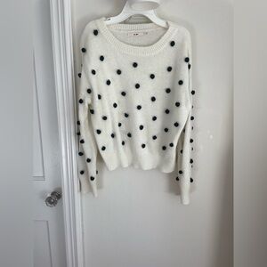 NWOT Polka dot sweater